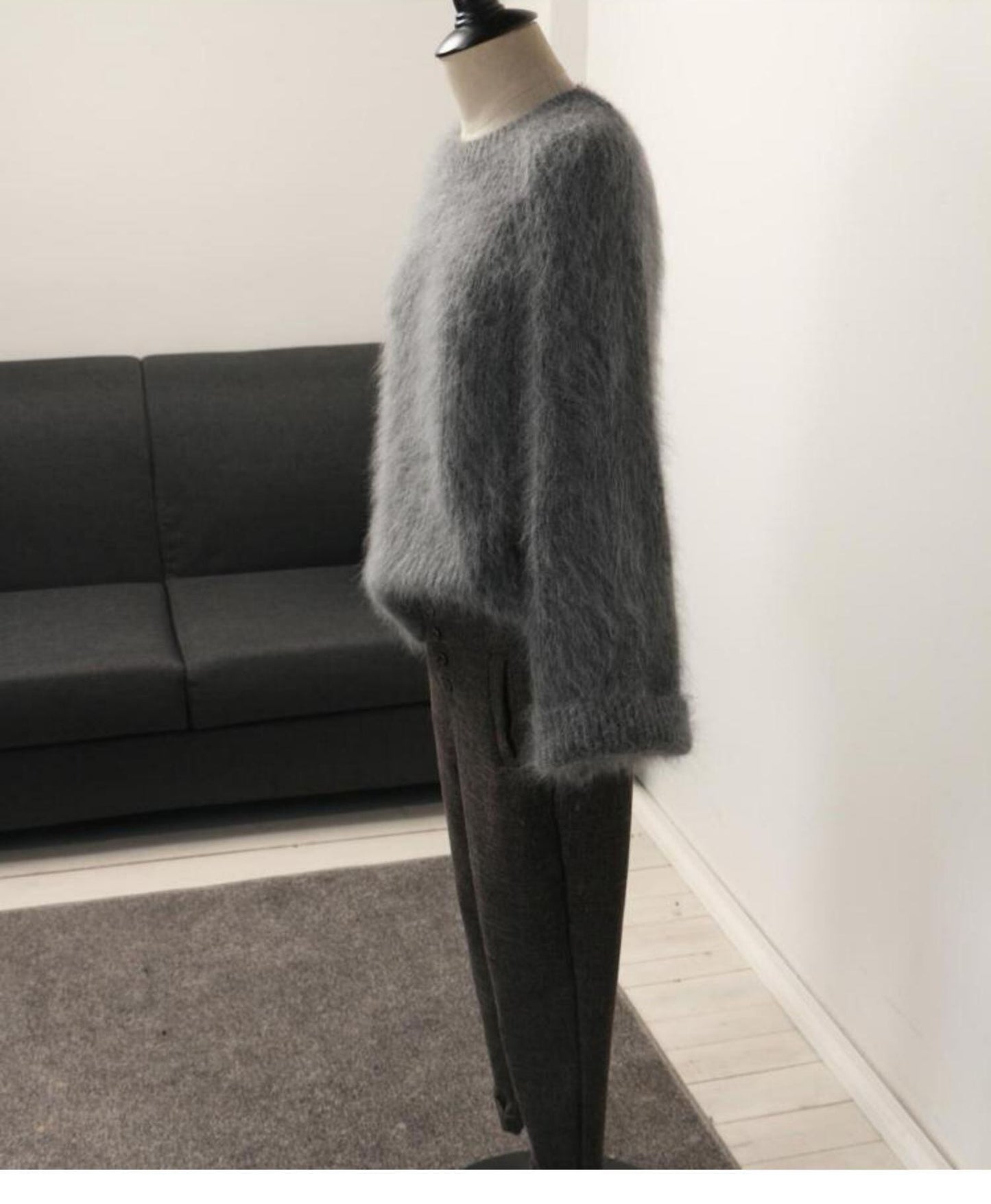 【tops】クルーネックニットセーター　M28876