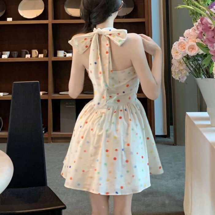 【dress】ホルターネックワンピース　M24052