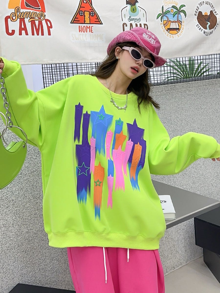 【tops】プリントプルオーバー　M25408