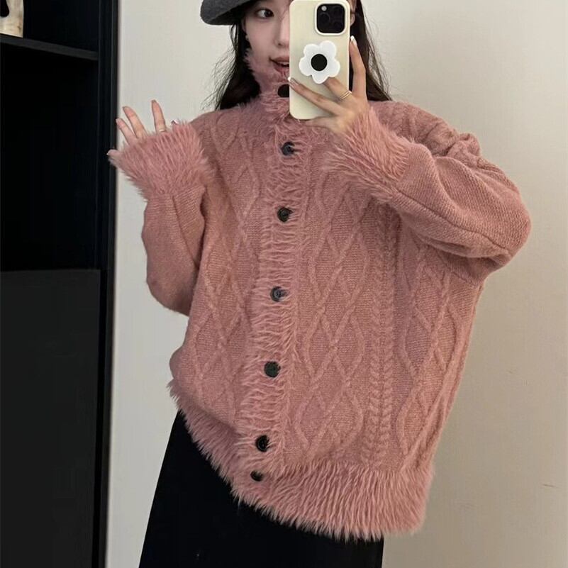 【outer】ニットカーデ　M27352