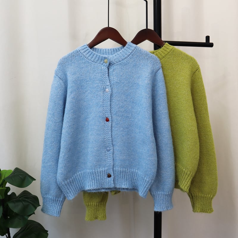 【outer】ニットカーデ　M25669