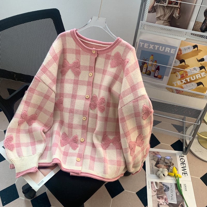 【outer】ニットカーデ　M26318