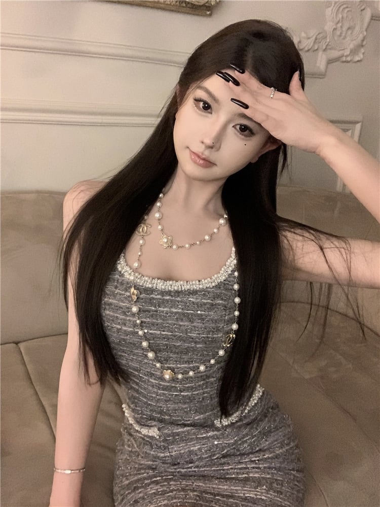 【dress】パールキャミワンピース　M24181