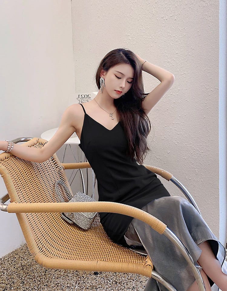 【dress】切り替えマーメイドキャミワンピース G21255