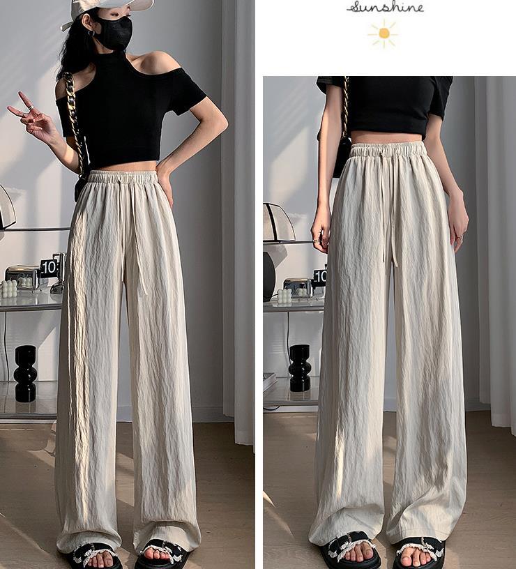 【bottoms】4色ウエストゴムガウチョパンツF7491