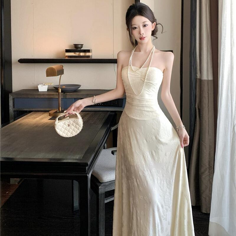 【dress】ロングチューブドレス Q8191