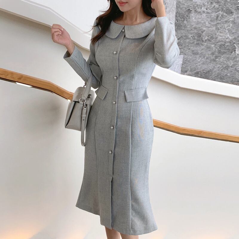 【dress】ドールカラーワンピース　M29583