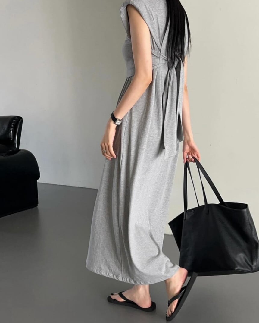 【dress】ノースリーブワンピース　M25068