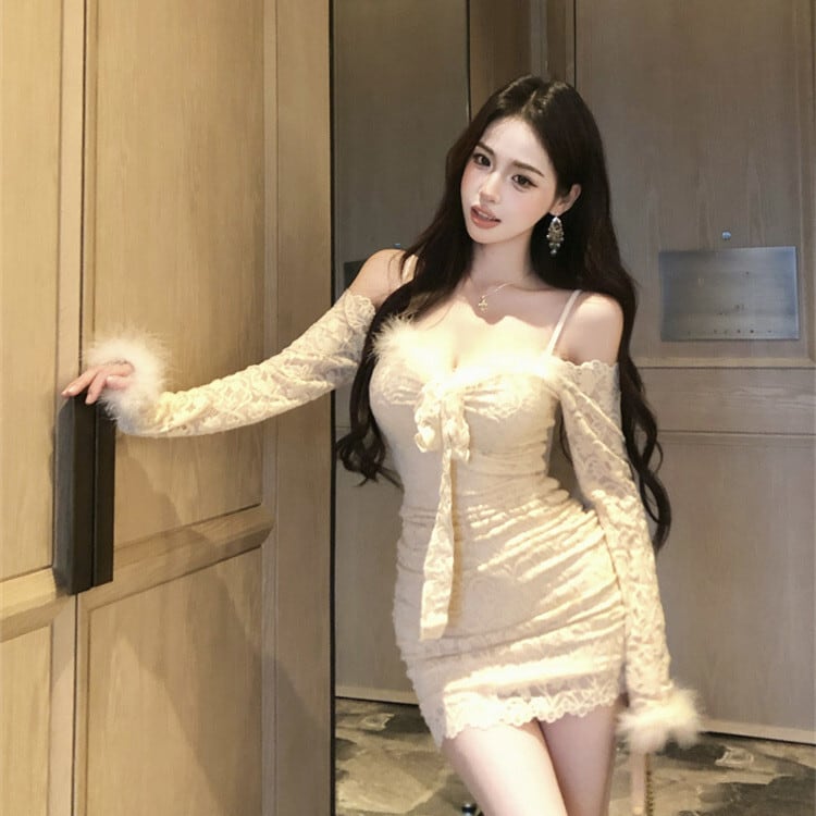 【dress】レースデートワンピース　M29070