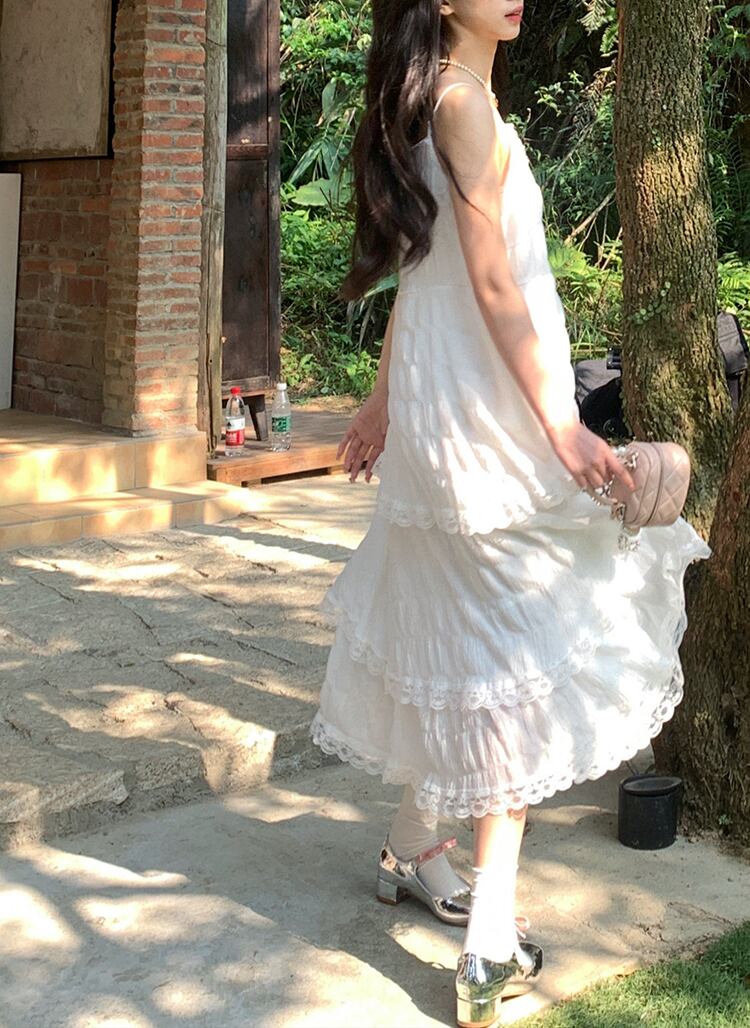 【dress】Vネックロングワンピース G20465