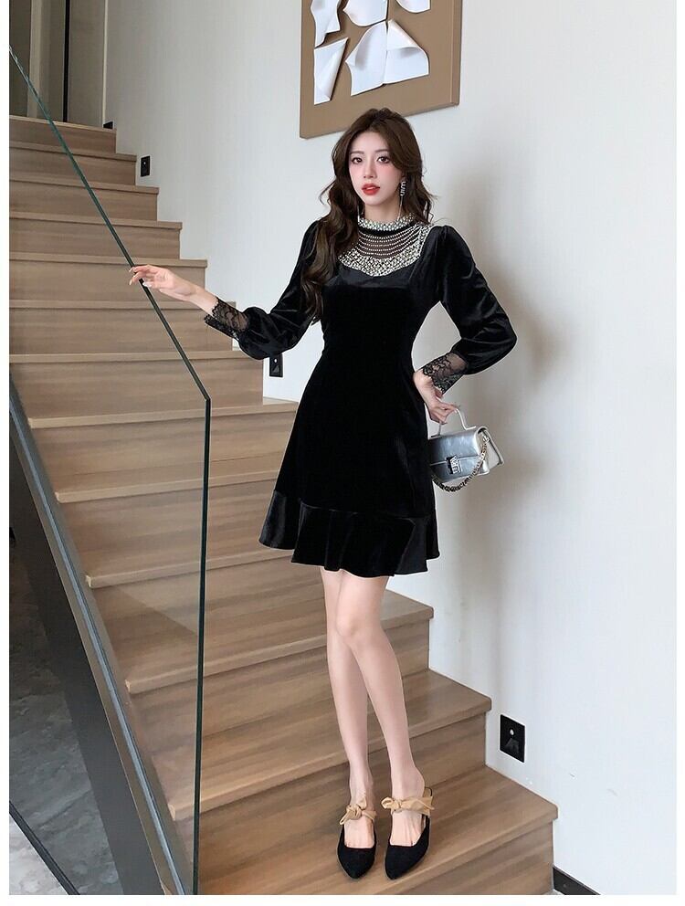 【dress】デートワンピース　M18900