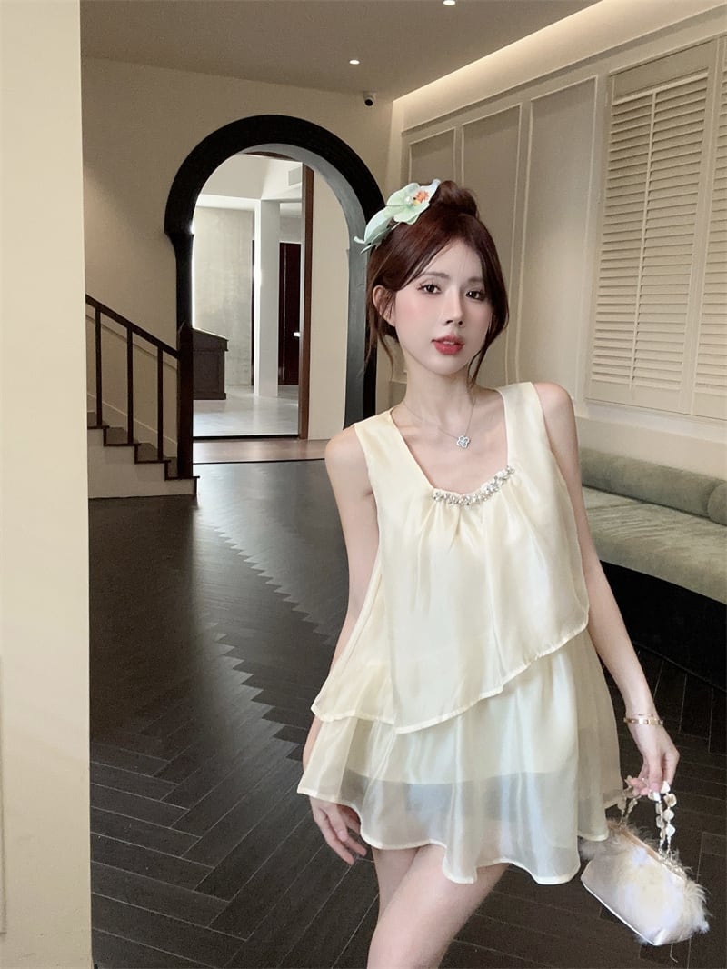 【tops】ノースリーブトップス　M24634