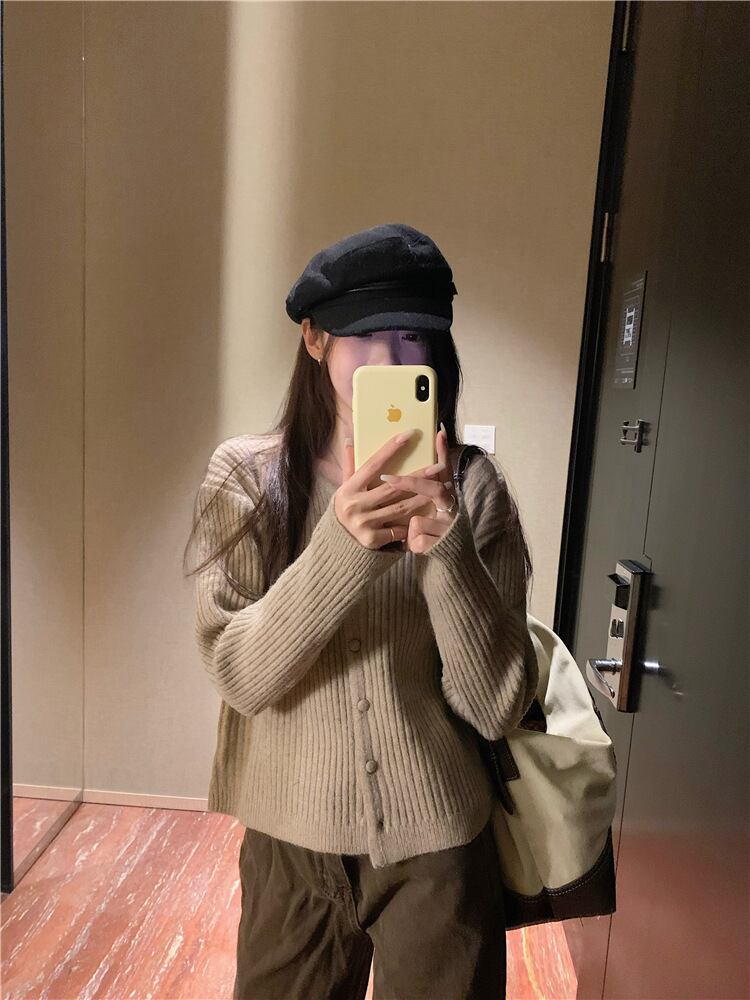 【outer】ニットカーデ　M28828