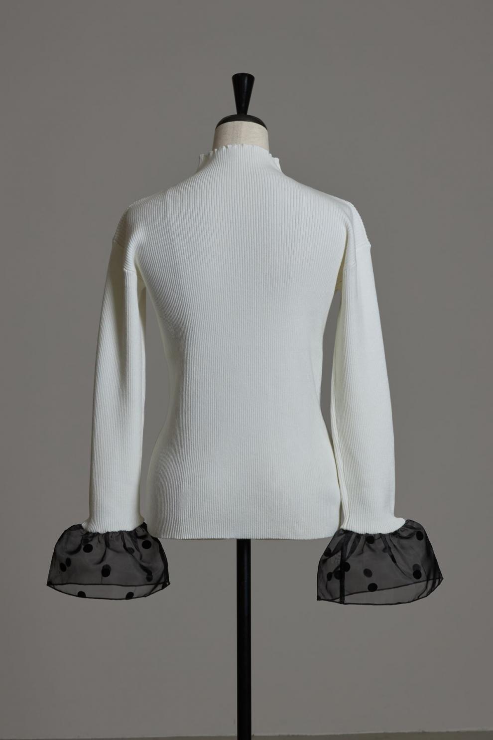 【tops】ドッキングニットトップス　M28038
