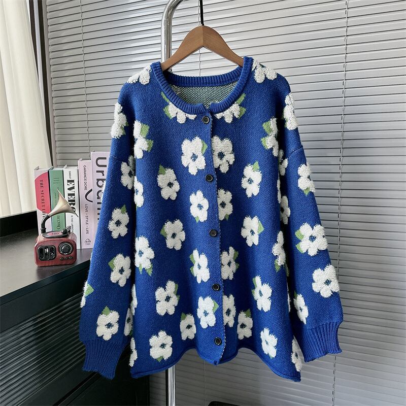 【outer】クルーネックニットカーデ　M27780