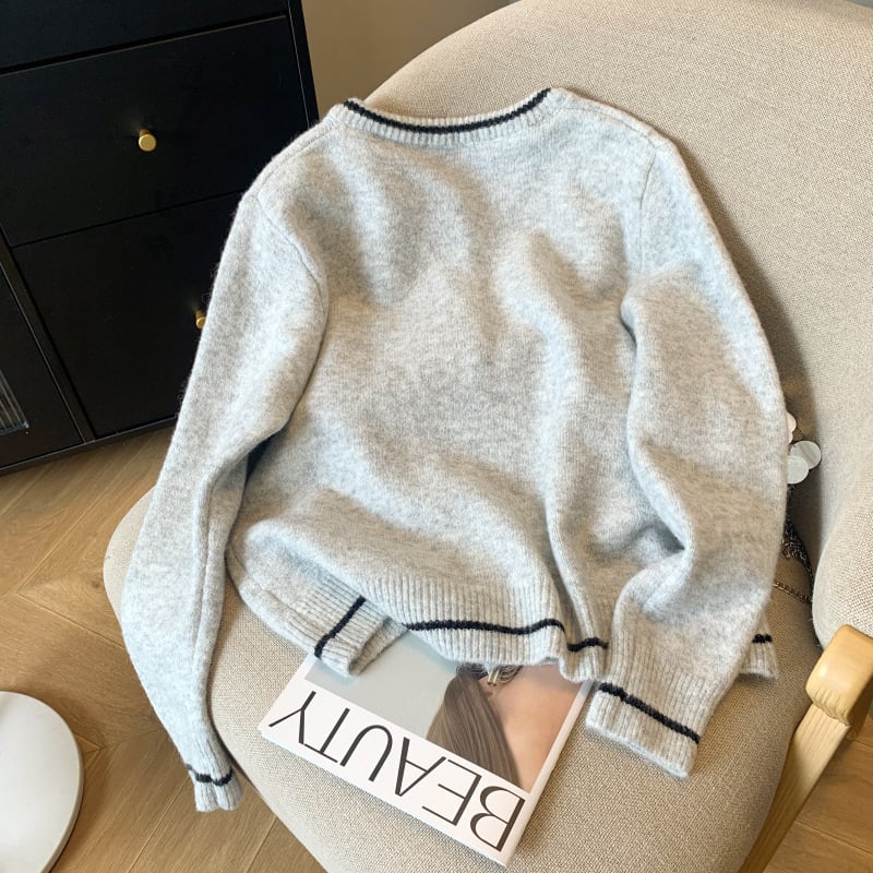 【outer】ニットカーデ　M28917