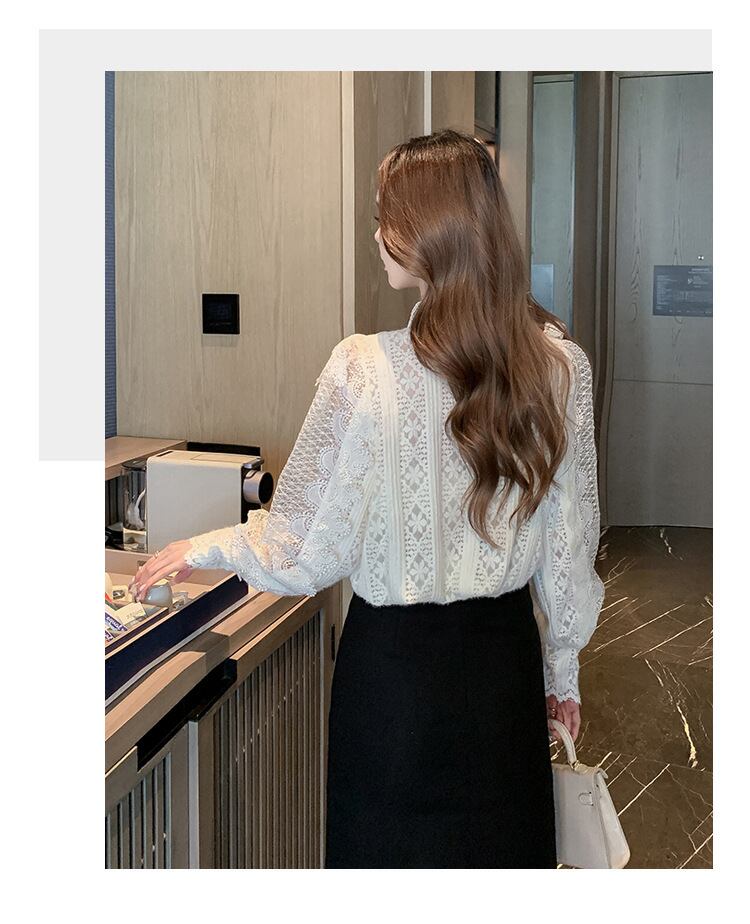 【tops】レースシャツトップス　M29262