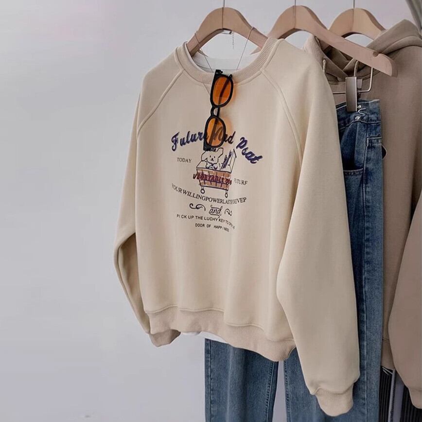 【tops】裹起毛プルオーバー　M28981