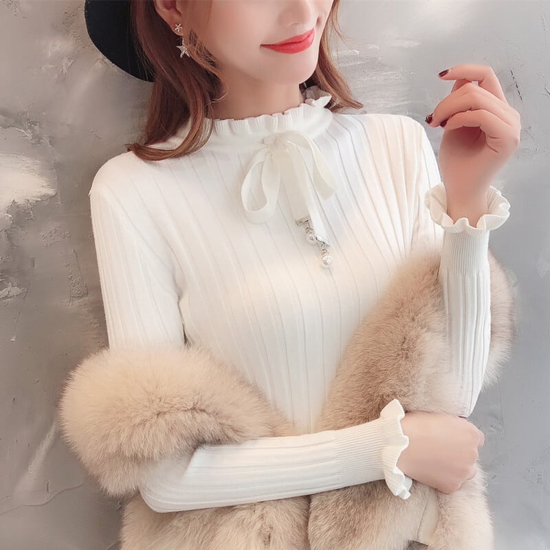 【tops】ニットトップス　M27608
