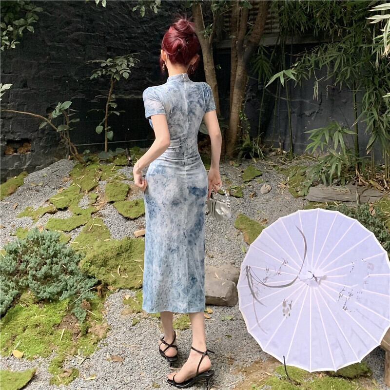 【dress】スリットワンピース　M29552