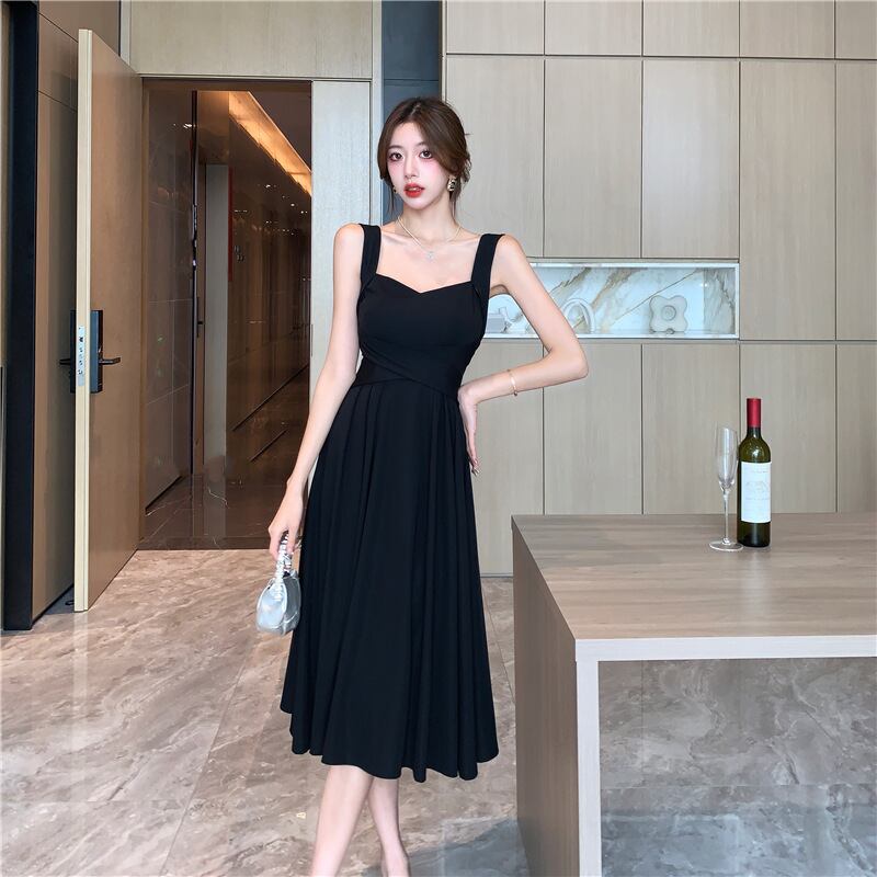 【dress】ギャザー サロペットワンピース G20461