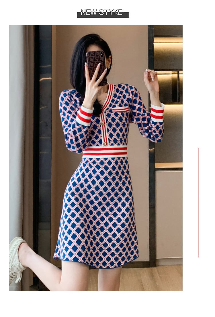 【dress】ニットワンピース　M25522