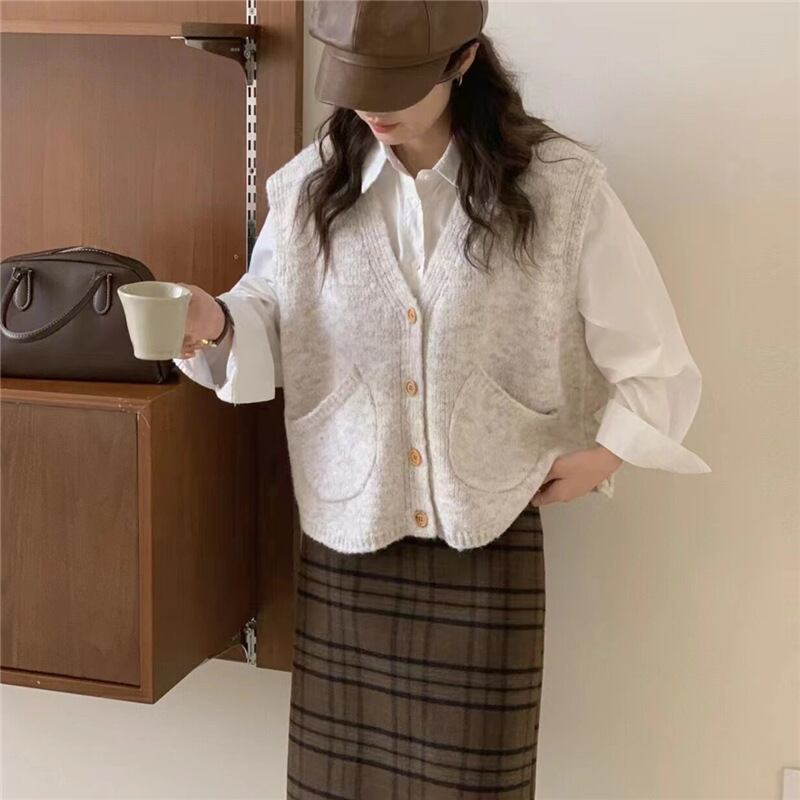 【outer】ニットベスト　M28940