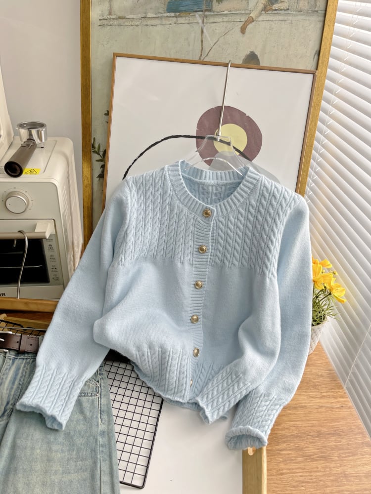 【outer】ニットカーデ　M25474