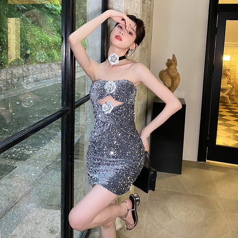 【dress】ベアトップワンピース　M24336