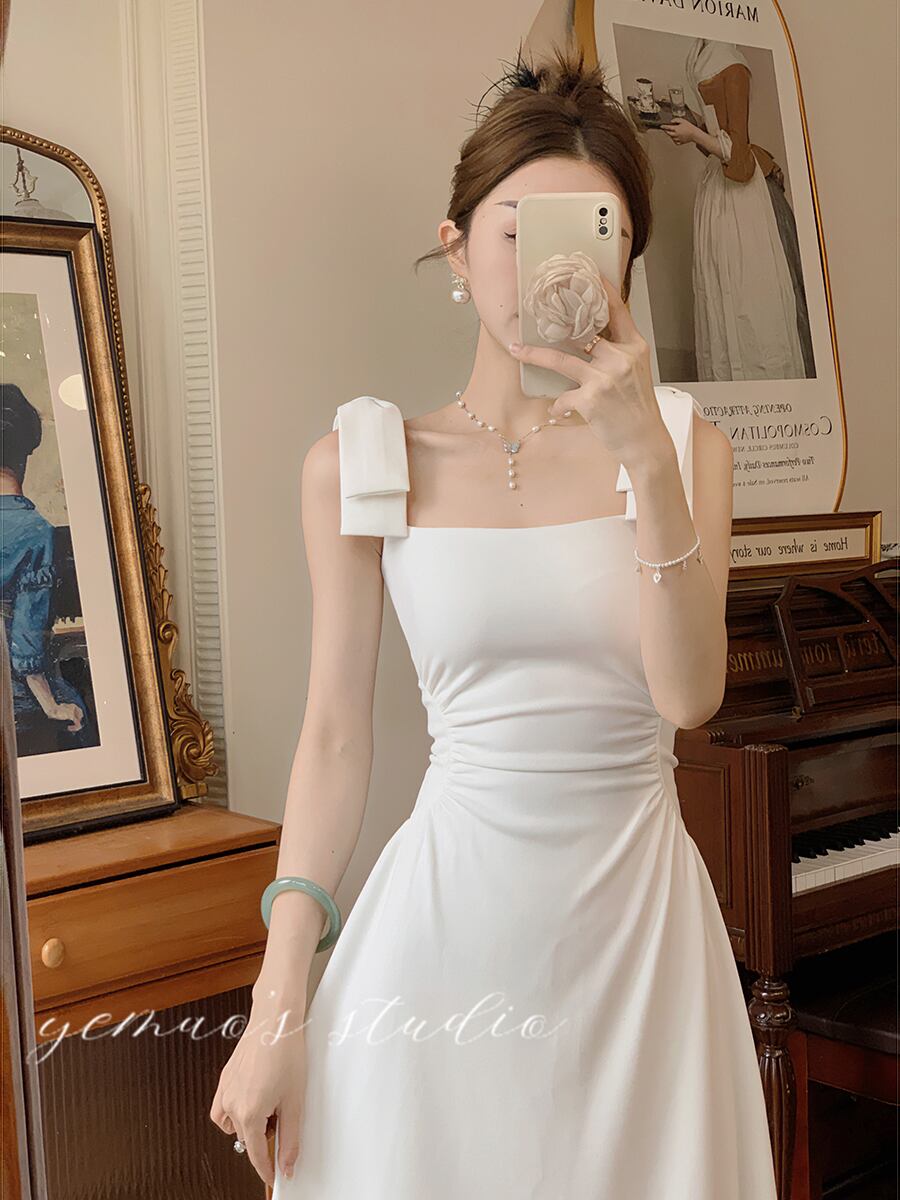 【dress】フランス風キャミワンピース G21527