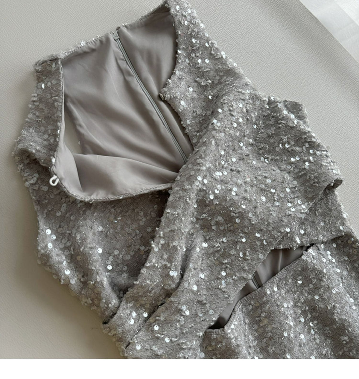 【dress】ノースリーブキラキラワンピース　M23971