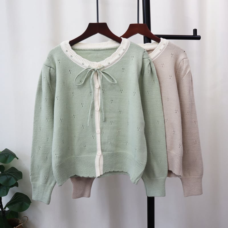 【outer】ニットカーデ　M17962