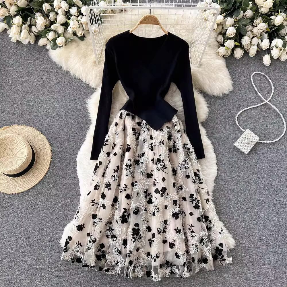 【dress】ドッキングデートワンピース　M18790