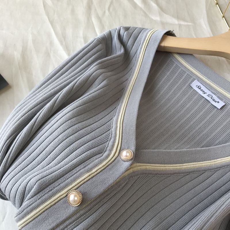 【set】気質満点オシャレニットトップス+スカートファッション２点セット G3090