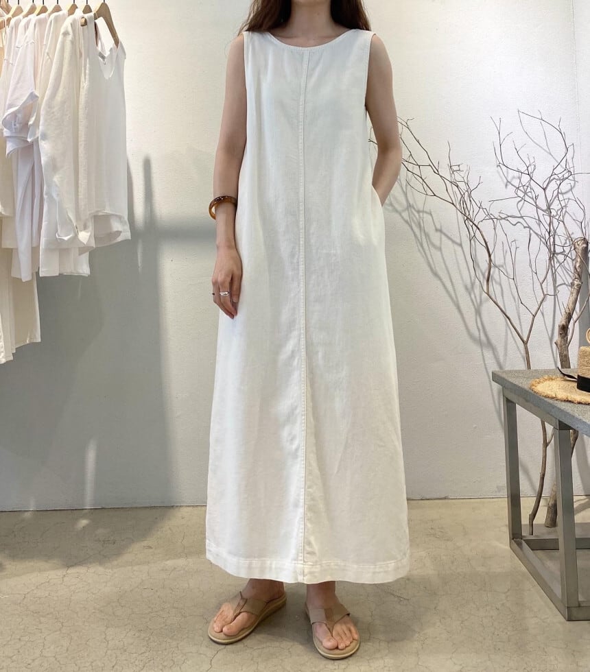 【dress】デニムベストワンピース　M23881