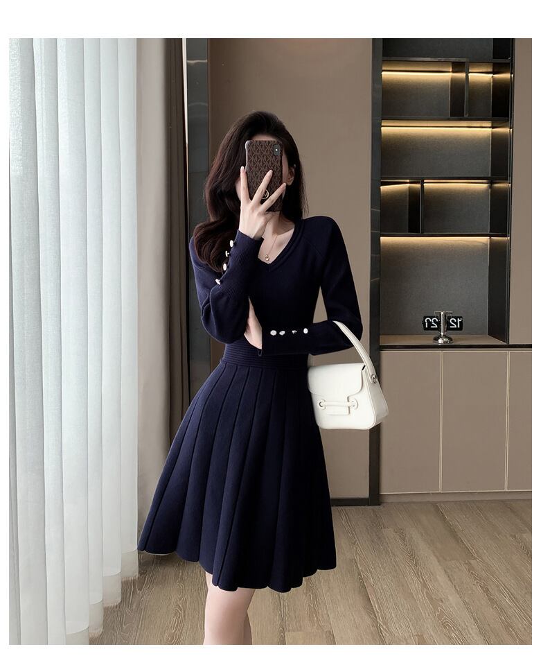 【dress】ニットワンピース　M18909