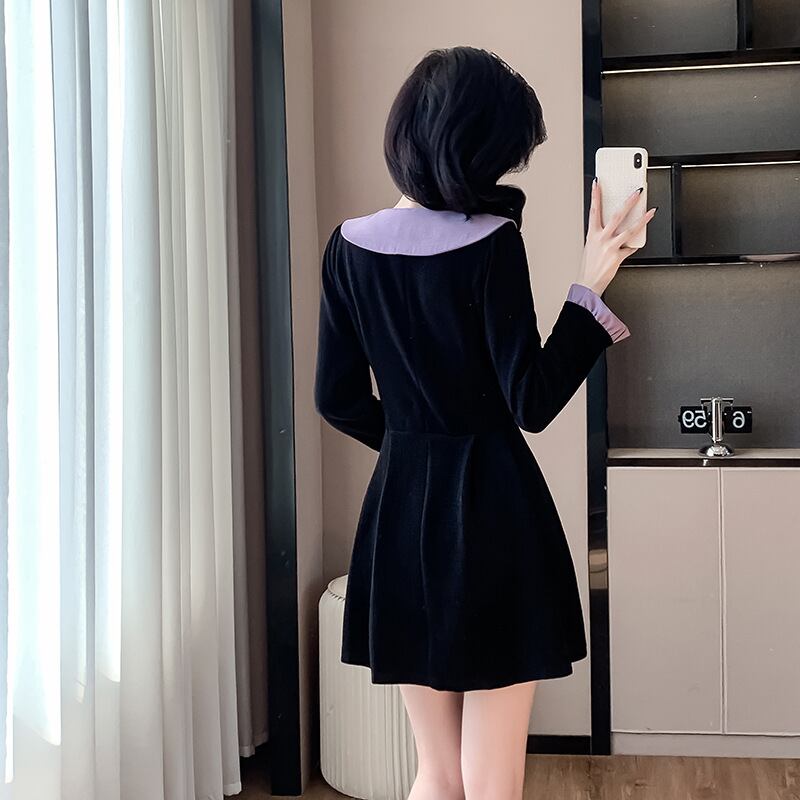 【dress】リボン付きデートワンピース　M28293