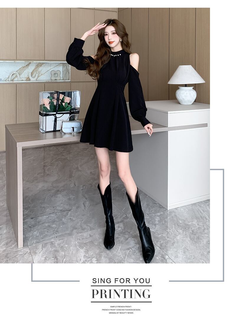 【dress】オフショルダーワンピース　M28871