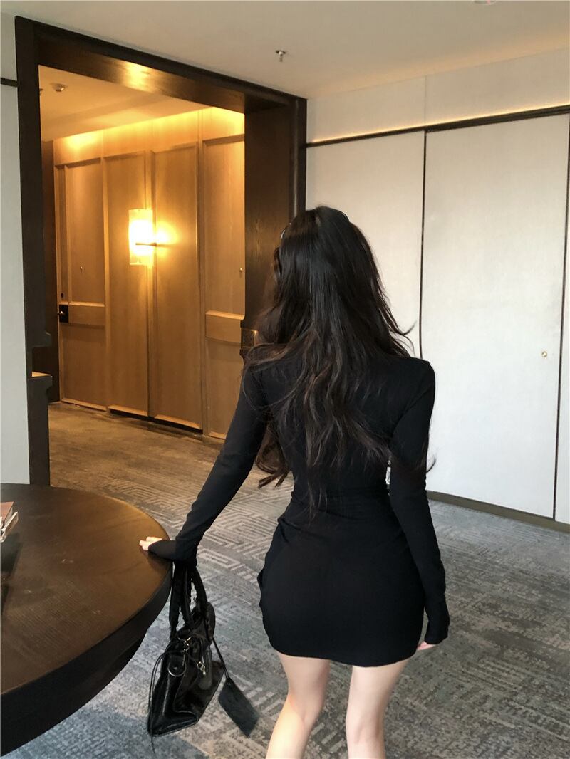 【dress】クロス切り替えワンピース　M28381