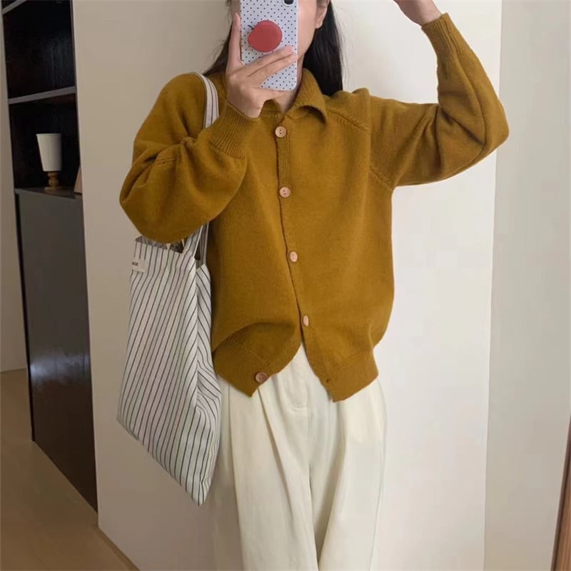 【outer】ニットカーデ　M25611