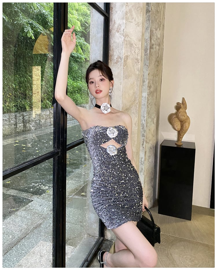 【dress】ベアトップワンピース　M24336
