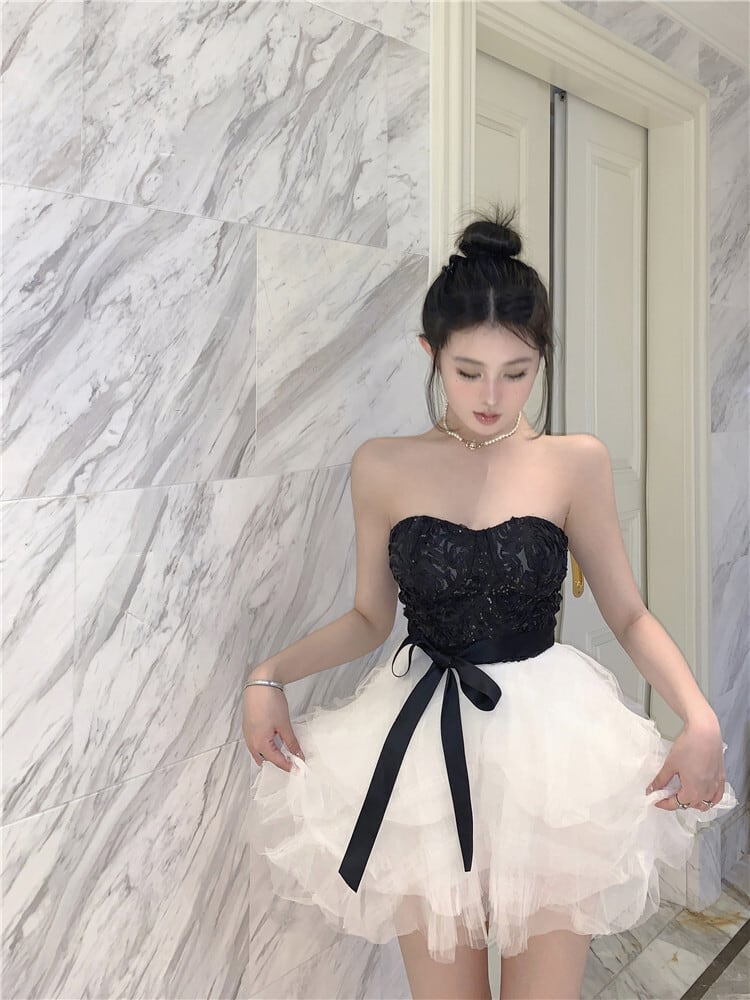 【dress】ベアトップワンピース　M24445