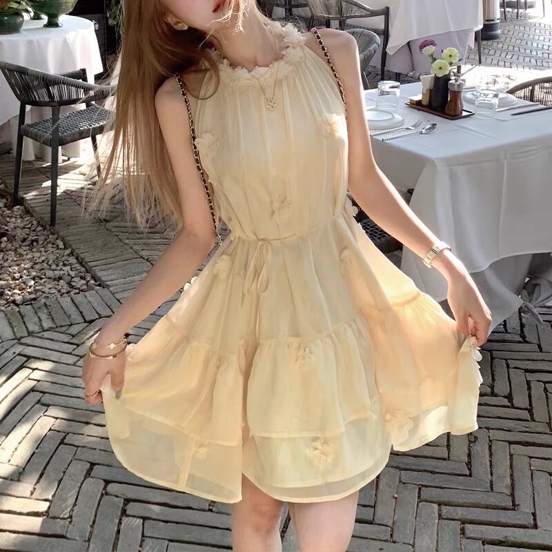 【dress】ホルターネックワンピース　M30203