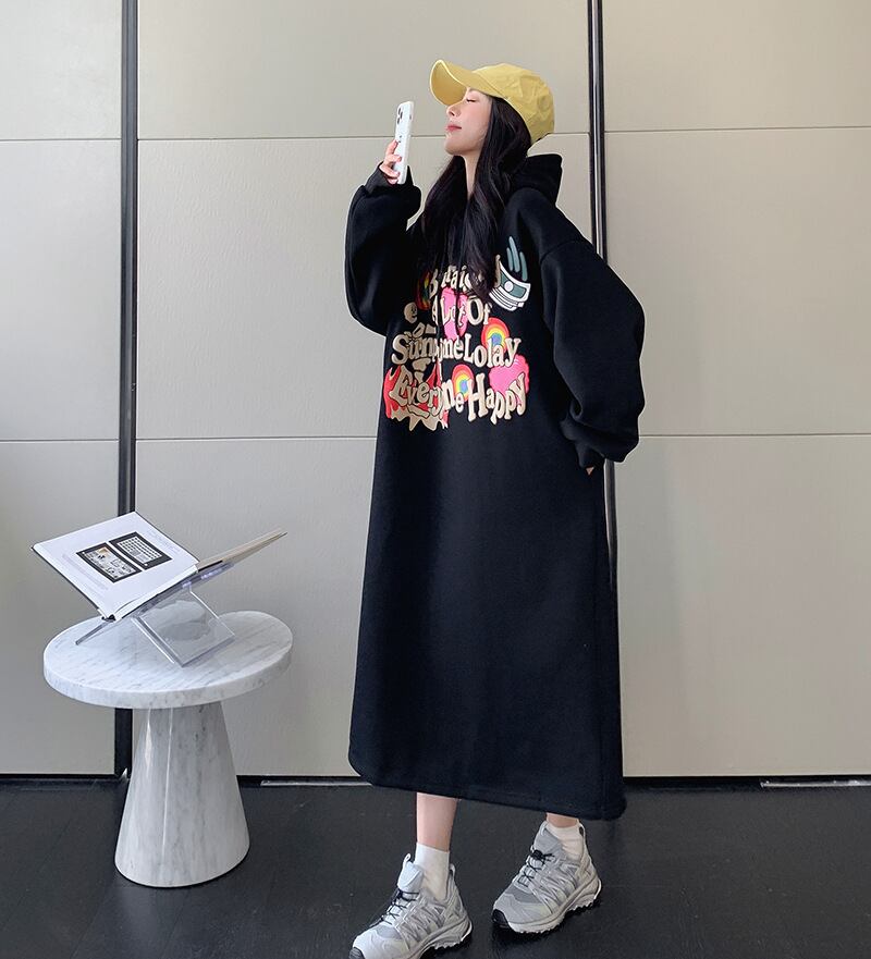 【dress】プリントカジュアルワンピース　M18584