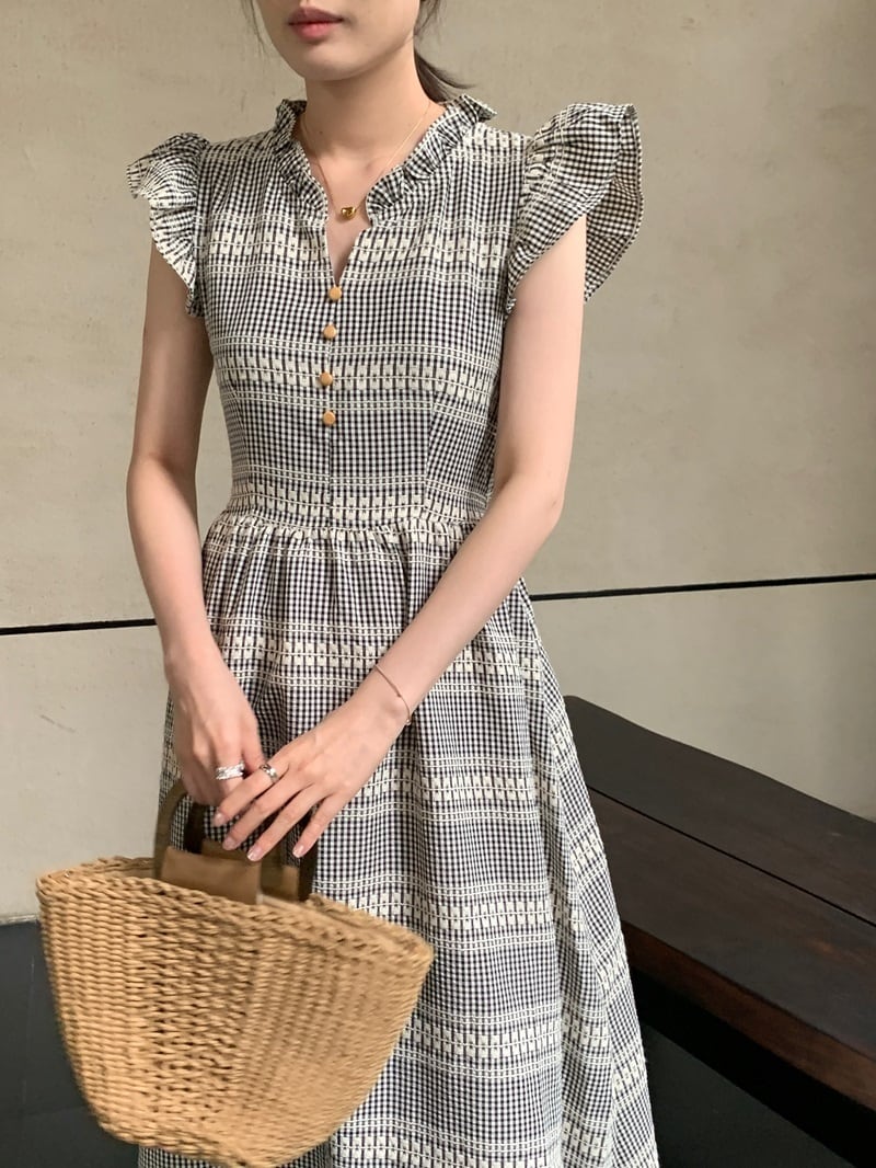 【dress】フリルワンピース　M24461
