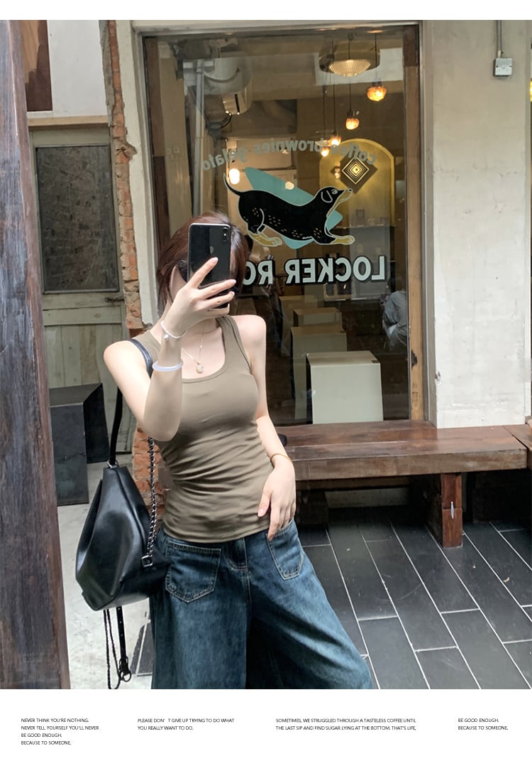 【tops】ノースリーブトップス　M29798