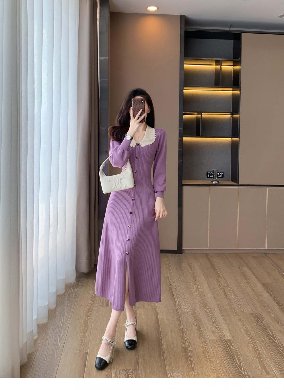 【dress】ニットワンピース　M25691
