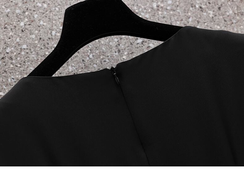 【dress】上品な質感!気質満点レトロオシャレ着痩せシンプルAラインワンピース G3622