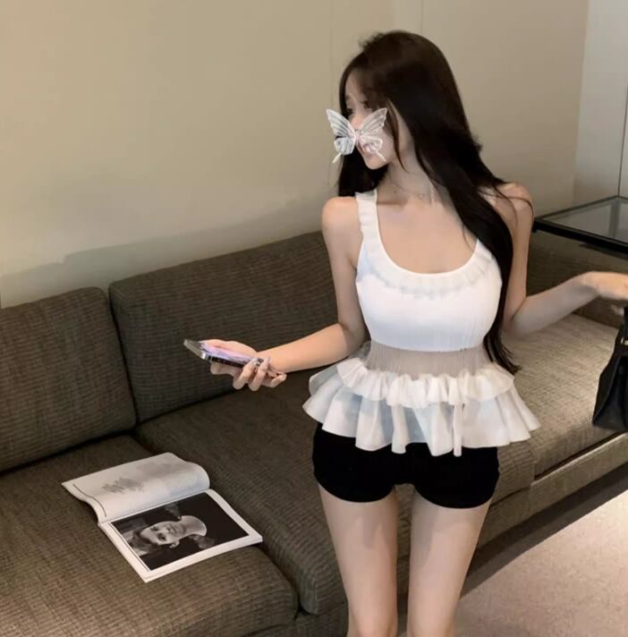 【tops】ペプラムキャミソール G20109