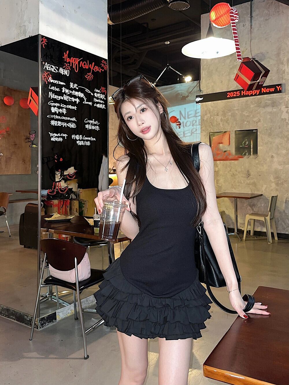 【dress】フリルキャミワンピース　M29802